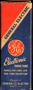 [General Electric vacuum tube box]