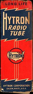 [Hytron vacuum tube box]