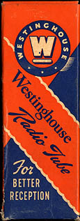 [Westinghouse vacuum tube box]
